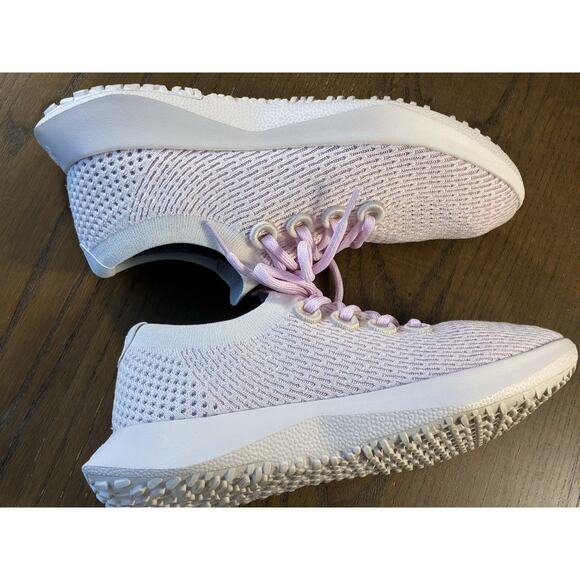 Allbirds Tree Dasher 2 Mens S 10.5 Pink Knit Running Athletic Shoes Sneaker TD2